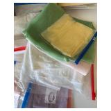 Assorted Fabric Bundle with Various Patterns and Textures