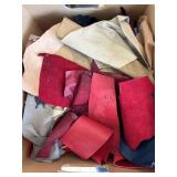 Mixed Lot of Assorted Leather Scraps