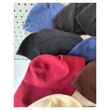 Assorted Vintage Wool Felt Hat Bases and Craft Materials