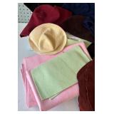 Assorted Vintage Wool Felt Hat Bases and Craft Materials