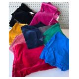 Assorted Velvet Fabric Scraps Collection in Various Colors