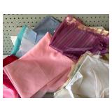 Assorted Textile Fabric Remnants and Sample Collection