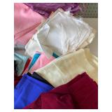 Assorted Textile Fabric Remnants and Sample Collection