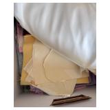 Assorted Textile Fabric Remnants and Sample Collection