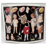 Collection of Vintage Paper Doll Cutouts and Costumes 21 Sheets