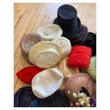 Collection of Vintage Hats and Accessories