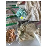 Collection of Vintage Doll Clothing and Accessories