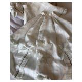 Collection of Vintage Doll Dresses with Lace and Ribbon Details