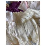 Collection of Vintage Handmade Doll Clothing and Accessories