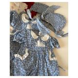 Collection of Vintage Handmade Doll Clothing and Accessories