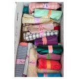 Assorted Fabric Collection - Various Colors, Sizes, and Patterns