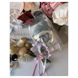 Collection of Vintage Doll Hats and Accessories
