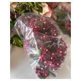 Assorted Collection of Artificial Floral Arrangements and Craft Flowers
