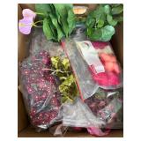 Assorted Collection of Artificial Floral Arrangements and Craft Flowers