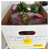 Assorted Collection of Artificial Floral Arrangements and Craft Flowers