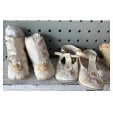 Collection of Vintage Doll, Â Baby and Toddler Shoes and Booties