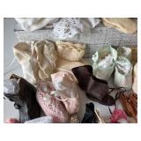 Collection of Vintage Doll, Â Baby and Toddler Shoes and Booties