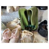 Collection of Vintage Doll, Â Baby and Toddler Shoes and Booties