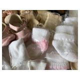 Collection of Vintage Doll, Â Baby and Toddler Shoes and Booties