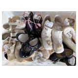 Collection of Vintage Doll, Â Baby and Toddler Shoes and Booties
