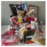 Collection of Assorted Feathers including Ostrich in Various Colors