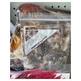 Collection of Assorted Feathers including Ostrich in Various Colors
