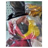 Collection of Assorted Feathers including Ostrich in Various Colors