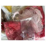 Collection of Assorted Feathers including Ostrich in Various Colors