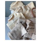 Assorted Fur Type Fabric Scraps and Crafting Materials