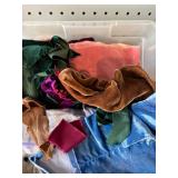 Assorted Fur Type Fabric Scraps and Crafting Materials