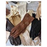 Collection of Vintage Gloves and Parasol Accessories
