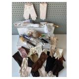 Collection of Vintage Gloves and Parasol Accessories