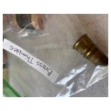 Collection of Vintage Wooden Spools with Silk and Thread