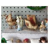Vintage Miniature Dollhouse Collection with Ornaments and Accessories