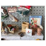 Vintage Miniature Dollhouse Collection with Ornaments and Accessories