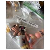 Vintage Miniature Dollhouse Collection with Ornaments and Accessories