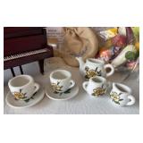 Vintage Miniature Dollhouse Collection with Ornaments and Accessories