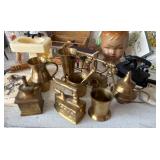 Vintage Miniature Dollhouse Collection with Ornaments and Accessories