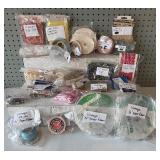 Collection of Vintage Ribbons and Trims Assorted Styles and Lengths