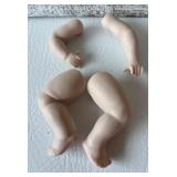 Collection of Mixed Doll Parts for Restoration or Art Projects