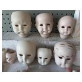 Collection of Doll Parts and Molds by Vernon Seeley