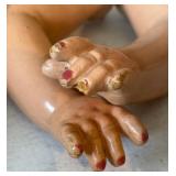 Vintage Collection of Mixed Composition Dolls and Doll Parts