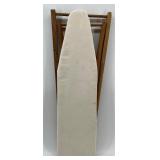 Vintage Wooden Baby High Chair and Potty Chair with Ironing Board