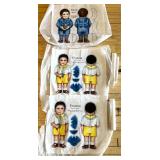 Vintage Cloth Doll Pattern Panels of 