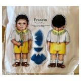 Vintage Cloth Doll Pattern Panels of 