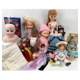 Collection of Vintage and Modern Dolls Including 1957 Dollikins