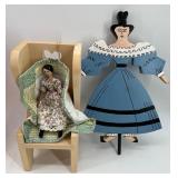 Collection of Vintage and Modern Dolls Including 1957 Dollikins