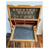Vintage Paris Mfg Co. School Table and Chalkboard Desk Set