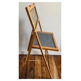 Vintage Paris Mfg Co. School Table and Chalkboard Desk Set