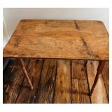 Vintage Paris Mfg Co. School Table and Chalkboard Desk Set